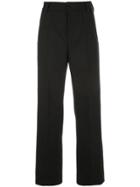 Mm6 Maison Margiela High-waisted Tailored Trousers - Black