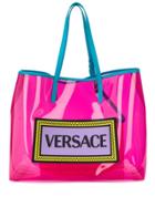 Versace Vinyl Shopper Bag - Pink