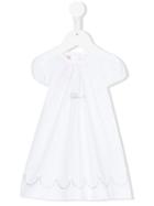 Miss Blumarine - Rhinestone Embellished Dress - Kids - Cotton/polyester/spandex/elastane - 6 Mth, White