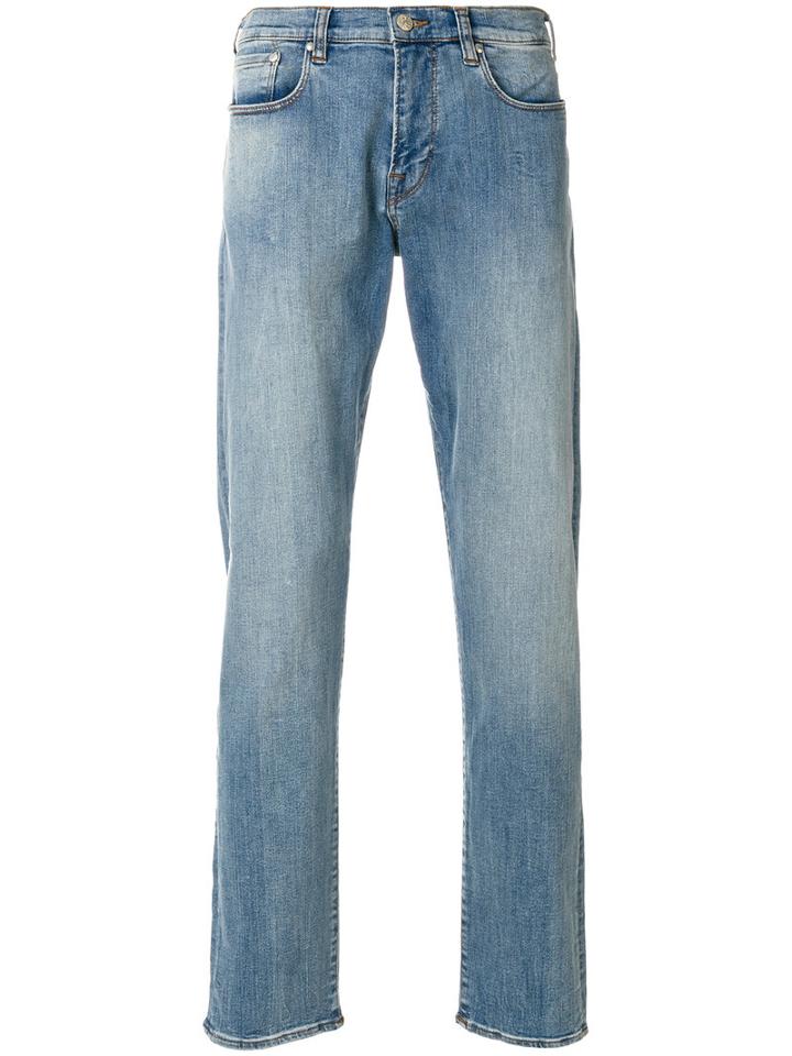 Ps By Paul Smith - Straight-leg Jeans - Men - Cotton/polyester/polyurethane - 34/32, Blue, Cotton/polyester/polyurethane