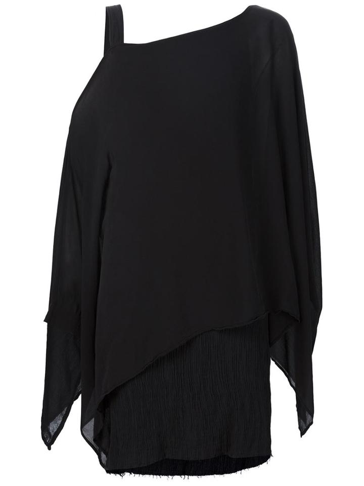 Lost And Found One Shoulder Asymmetric Tunic
