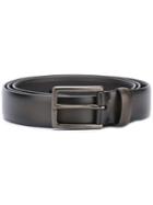 Ermenegildo Zegna Buckled Belt, Men's, Size: 110, Brown, Calf Leather