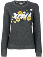 Kenzo - Kenzo X Floral Leaf Sweatshirt - Women - Cotton - Xs, Grey, Cotton