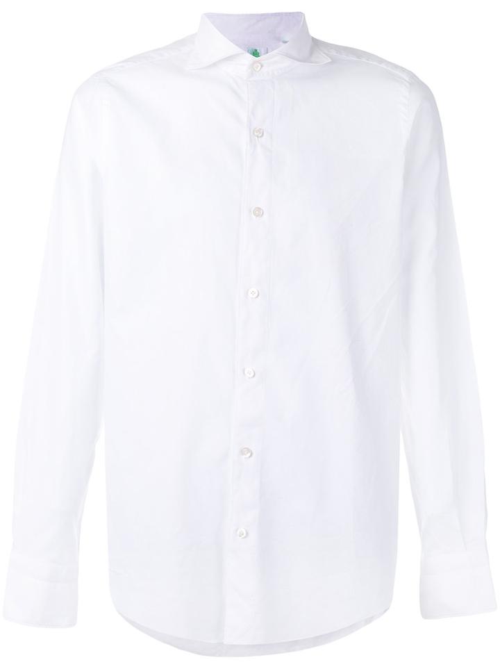 Finamore 1925 Napoli - 'tokyo' Shirt - Men - Cotton - M, White, Cotton