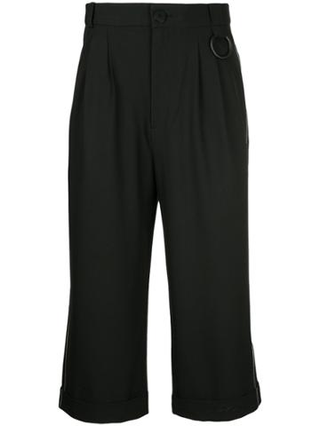 Necessity Sense Cropped Trousers - Black