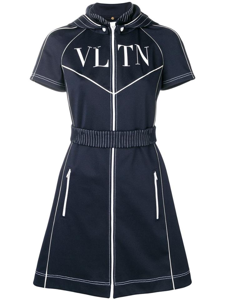 Valentino Vltn Track Dress - Blue