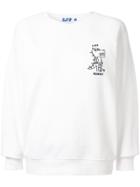 Sjyp Dino Everyday Sweatshirt - White