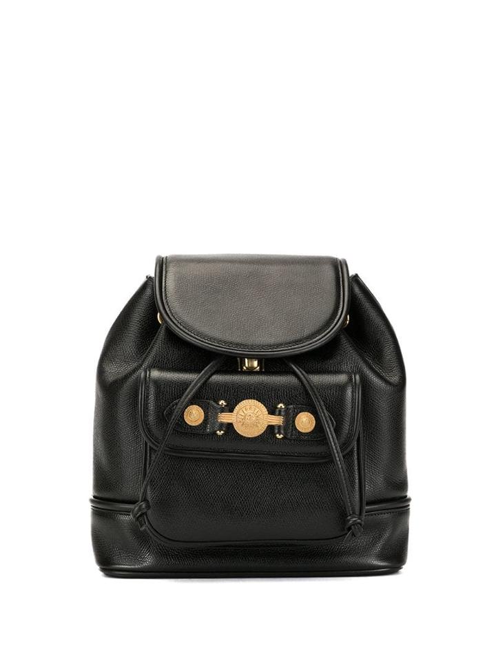 Versace Pre-owned Sun Face Backpack - Black