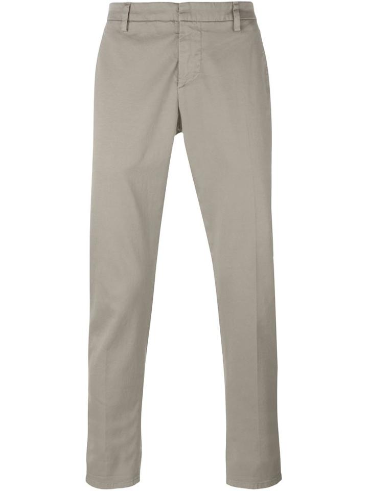 Dondup Chino Trousers, Men's, Size: 36/34, Nude/neutrals, Cotton/spandex/elastane