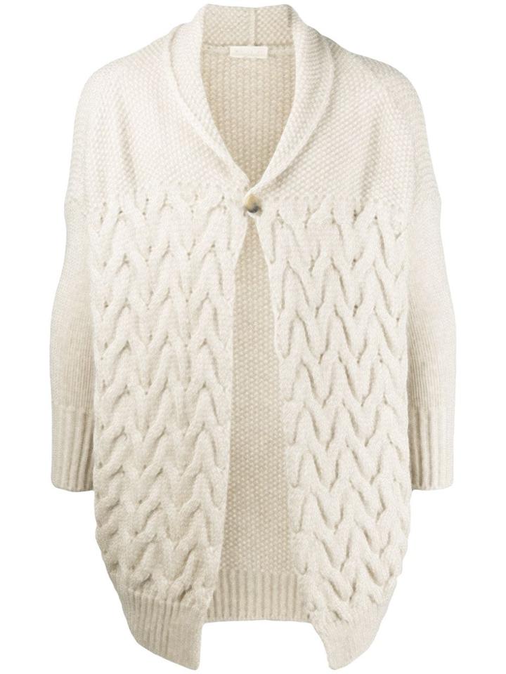 Ma'ry'ya Cable Knit Cardigan - Neutrals