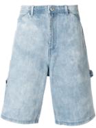 P.a.m. Flared Denim Shorts - Blue