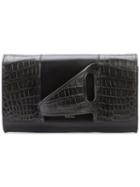 Perrin Paris - Handle Clutch Bag - Women - Leather - One Size, Black, Leather