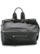 Givenchy - 'pandora' Tote - Men - Cotton/calf Leather - One Size, Black, Cotton/calf Leather