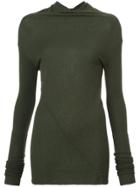 Rick Owens Lilies Longling Knitted Top - Green
