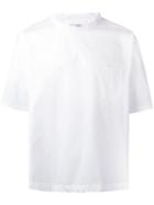 Comme Des Garçons Shirt Open Collar Boxy T-shirt, Men's, Size: Medium, White, Cotton