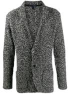 Lardini Button Knit Blazer - Black