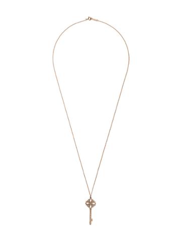 Tiffany & Co 18kt Rose Gold Tiffany Victoria Key Diamond Medium