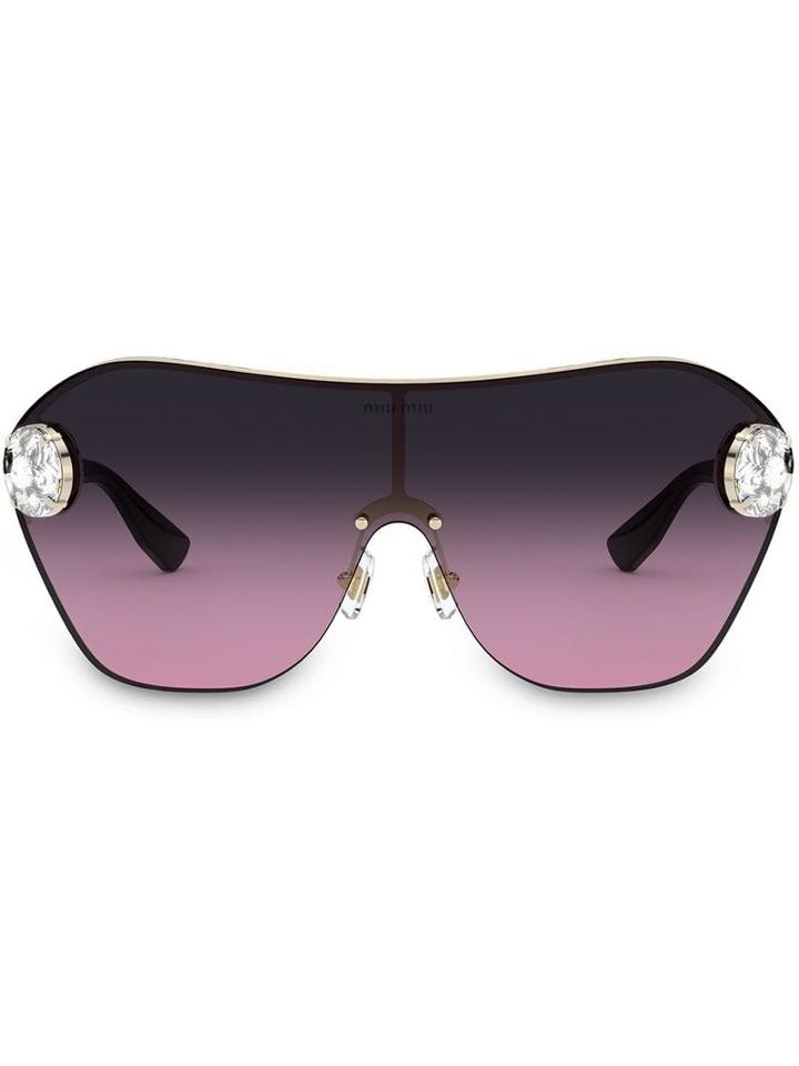 Miu Miu Eyewear Enchant Sunglasses - Pink