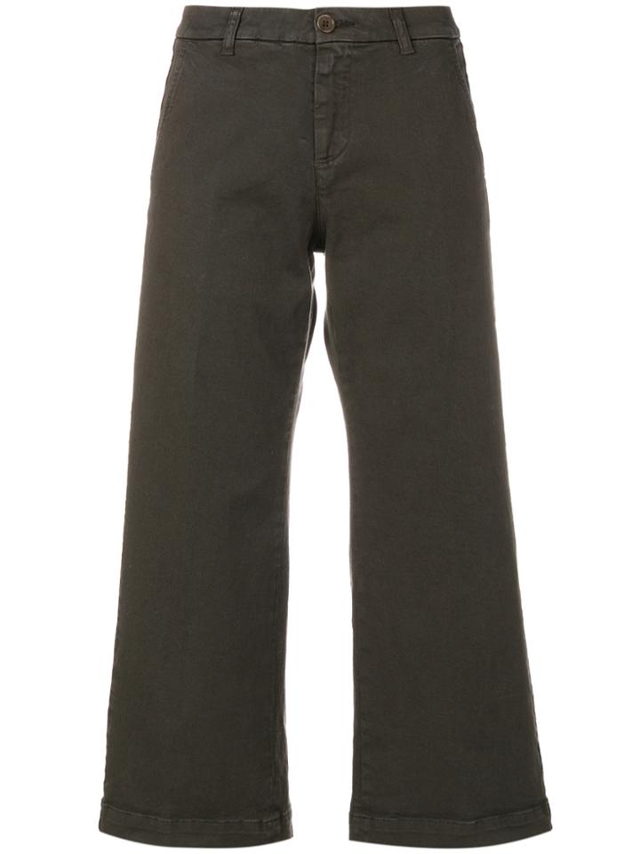 P.a.r.o.s.h. Cora Cropped Trousers - Green