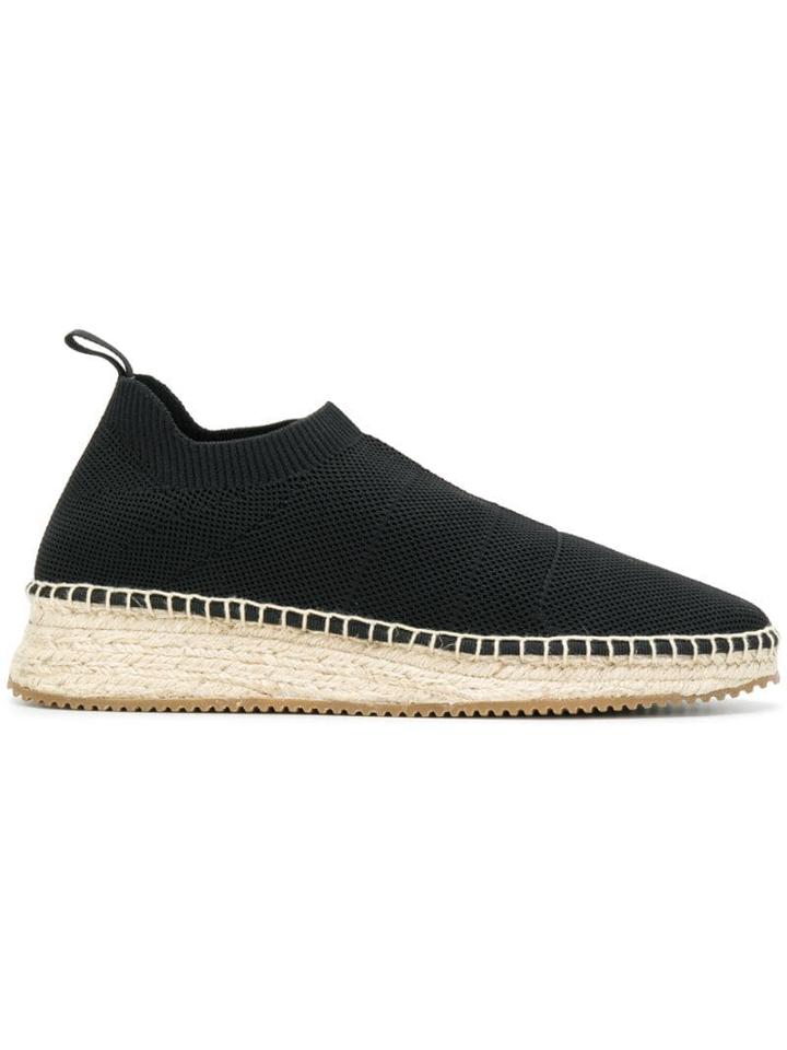 Alexander Wang Dylan Low Knit Espadrilles - Black