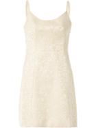 Martha Medeiros Jacquard Nina Dress, Women's, Size: 40, Beige, Cotton/acetate