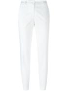 P.a.r.o.s.h. Cuffed Trousers, Women's, White, Cotton/spandex/elastane