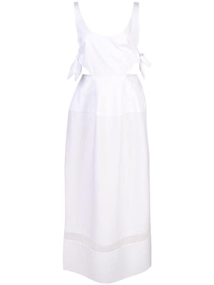 Ellery Fitted Summer Dress - White