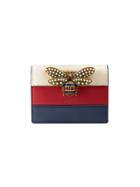 Gucci Queen Margaret Leather Card Case - Blue
