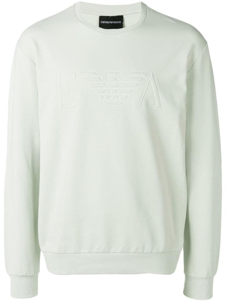 Emporio Armani Logo Embossed Sweatshirt - Green