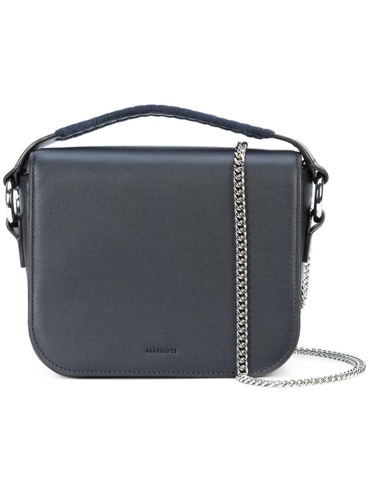All Saints Chain Strap Crossbody Bag - Black