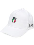 Ea7 Emporio Armani Logo Patch Cap - White