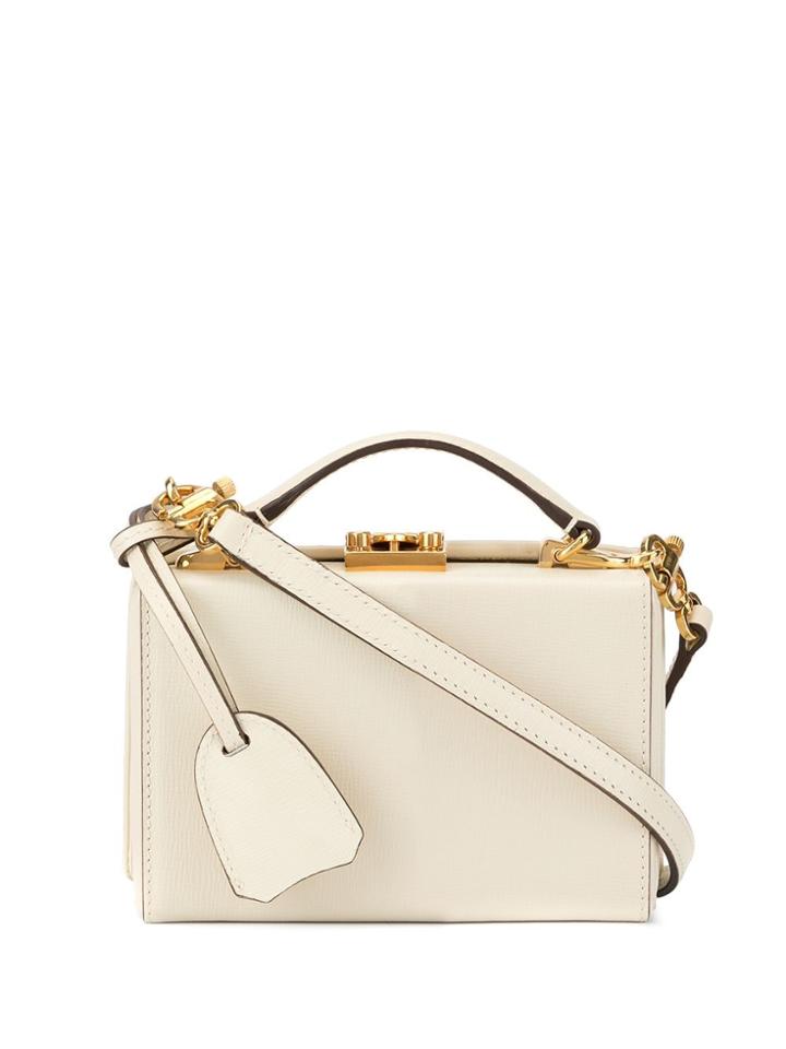 Mark Cross The Grace Mini Box Bag - White