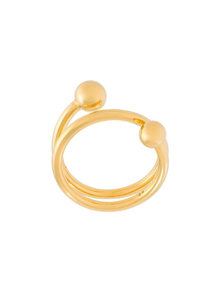 Maria Black 'body Spiral' Ring, Women's, Size: 54, Metallic