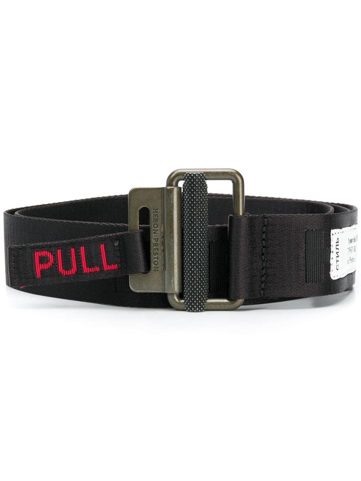 Heron Preston Pull Belt - Black
