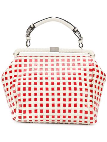 Marni Vintage Top Handle Tote Bag - White