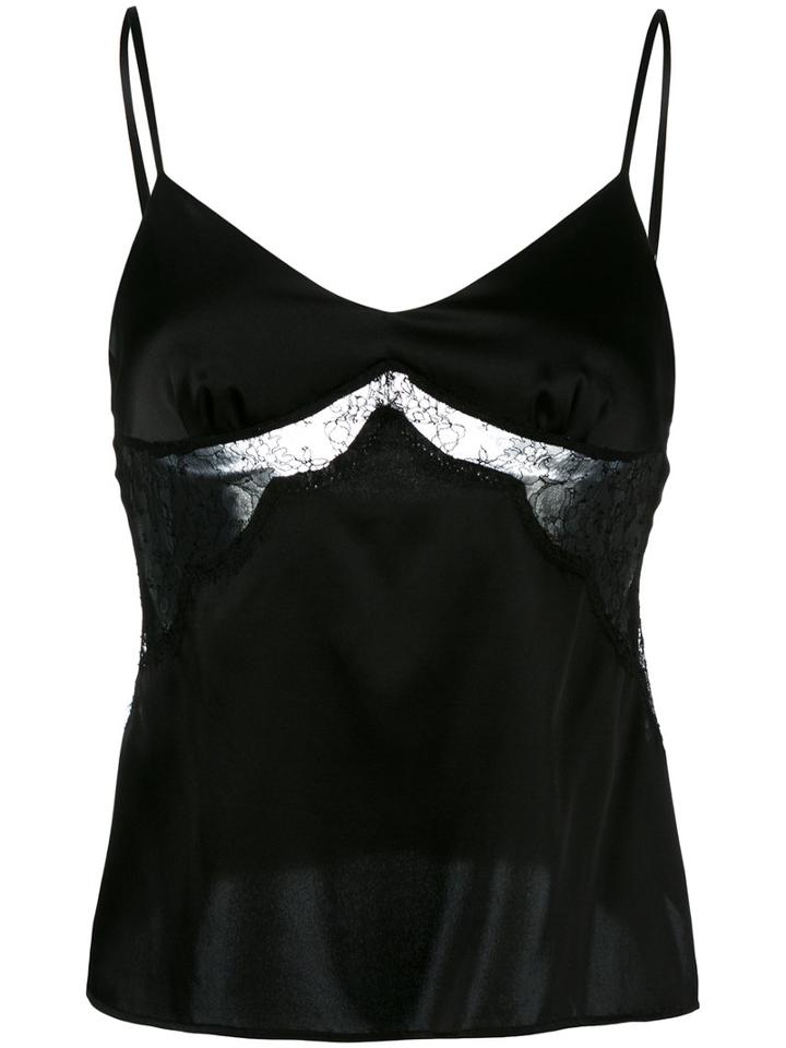 Gilda & Pearl Gilda Camisole, Women's, Size: Large, Black, Silk/polyamide/rayon/spandex/elastane