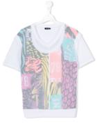 Diesel Kids - Print T-shirt - Kids - Cotton/polyester - 16 Yrs, White