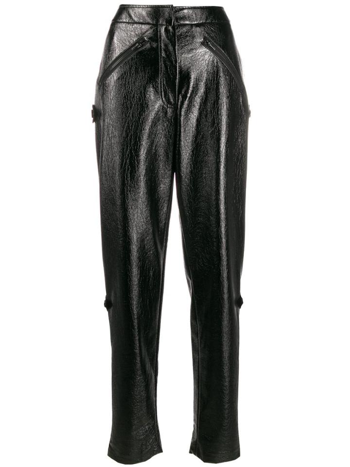 Preen By Thornton Bregazzi Ari High-waist Trousers - Black