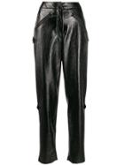 Preen By Thornton Bregazzi Ari High-waist Trousers - Black