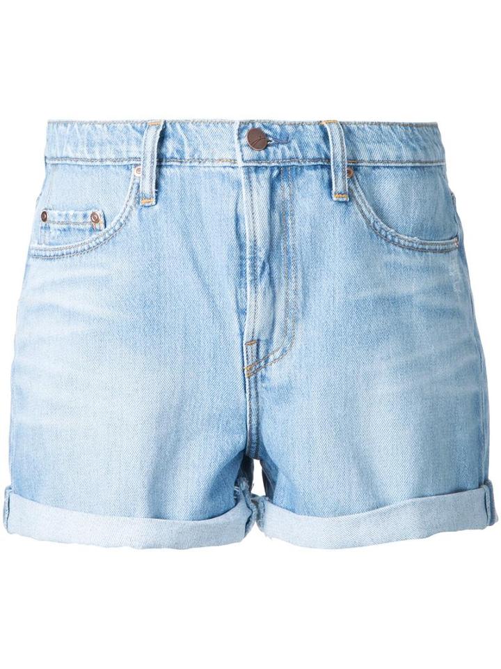 Nobody Denim Stevie Shorts, Women's, Size: 25, Blue, Cotton