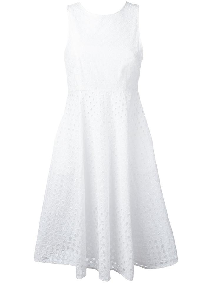 P.a.r.o.s.h. Campana Dress, Women's, Size: Large, White, Cotton