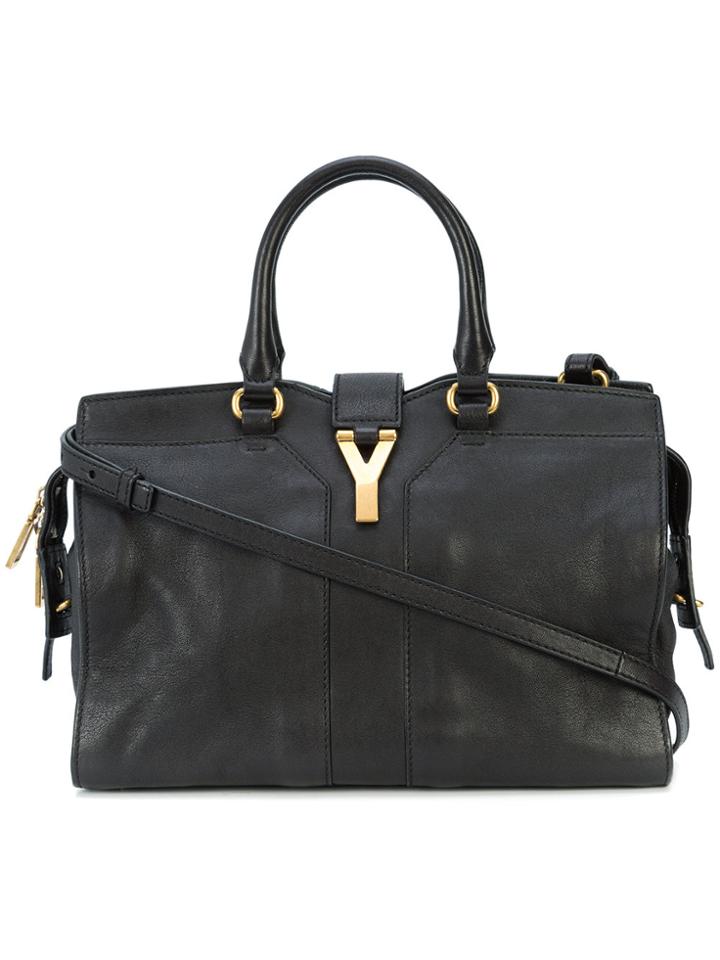 Yves Saint Laurent Vintage Cabas Chyc 2way Bag - Black