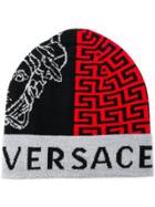 Versace Medusa Head Beanie - Black