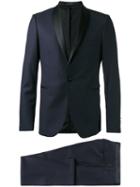 Tagliatore Two Piece Dinner Suit, Men's, Size: 52, Blue, Cupro/wool