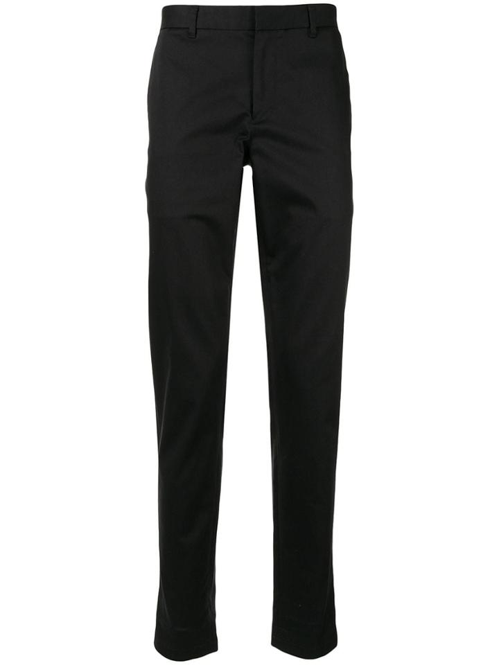 D'urban Slim-fit Tailored Trousers - Black