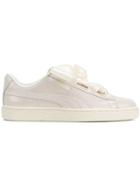 Puma Lace-up Ribbon Sneakers - White
