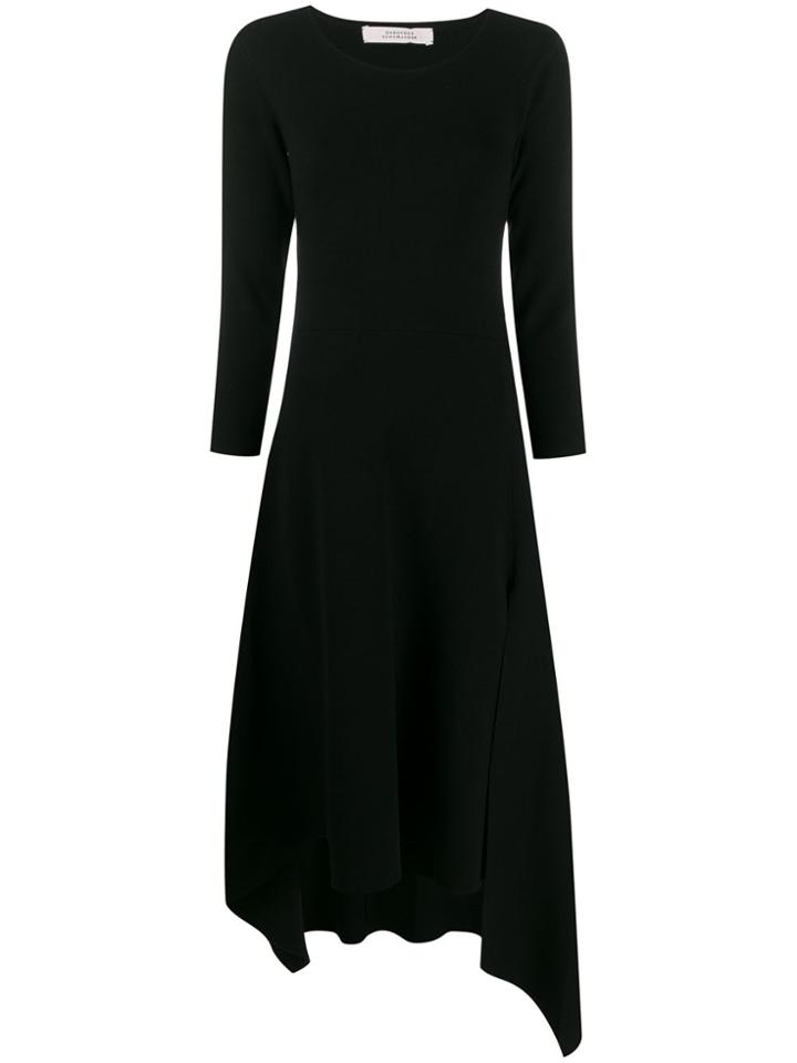 Dorothee Schumacher Fine Knit Asymmetric Dress - Black
