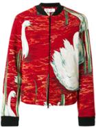Victoria Victoria Beckham Embroidered Bomber Jacket - Multicolour