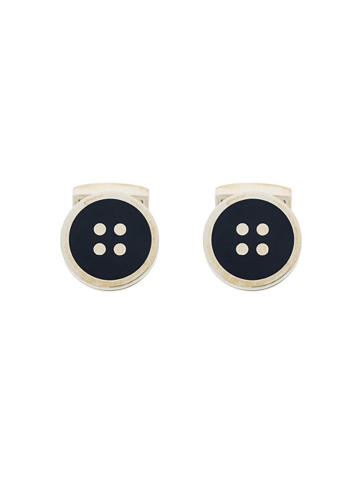 Hackett Button Cufflinks - Metallic