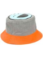 Natasha Zinko Laughing Emoji Bucket Hat - Grey